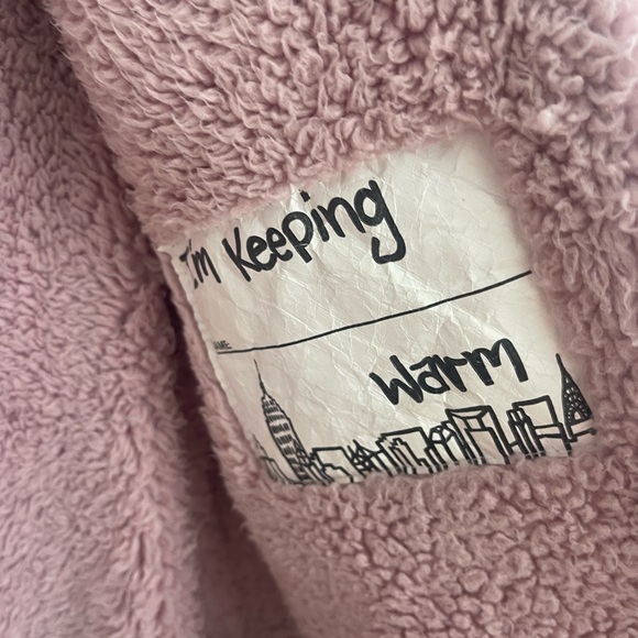 Appaman Kids Iridescent Pink Jacket Faux Fur Hood - Picture 5 of 6